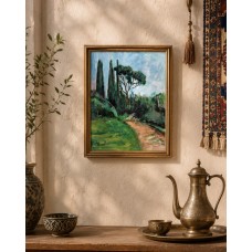 Cypresses – Original Acrylic Painting on Canvas | Crimea | Marina Stognieva